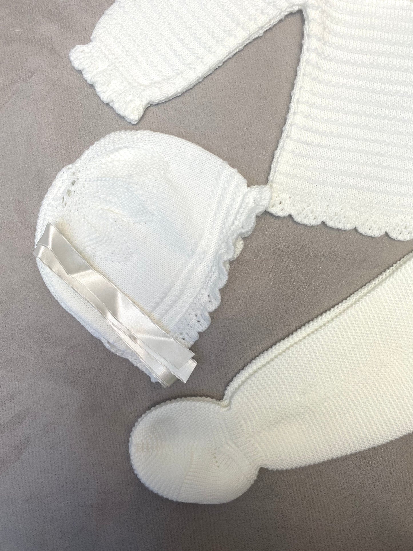 Mac Ilusion Ivory 3-Piece Knitted Set