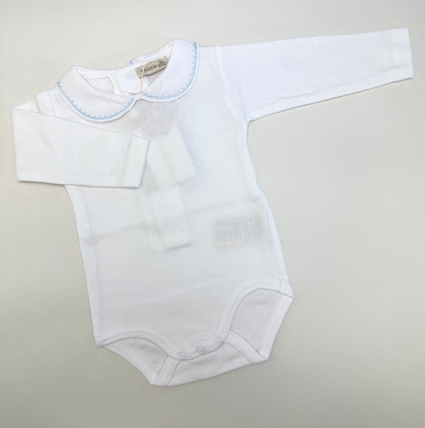 Wedoble White & Baby Blue Cross Stitch Body