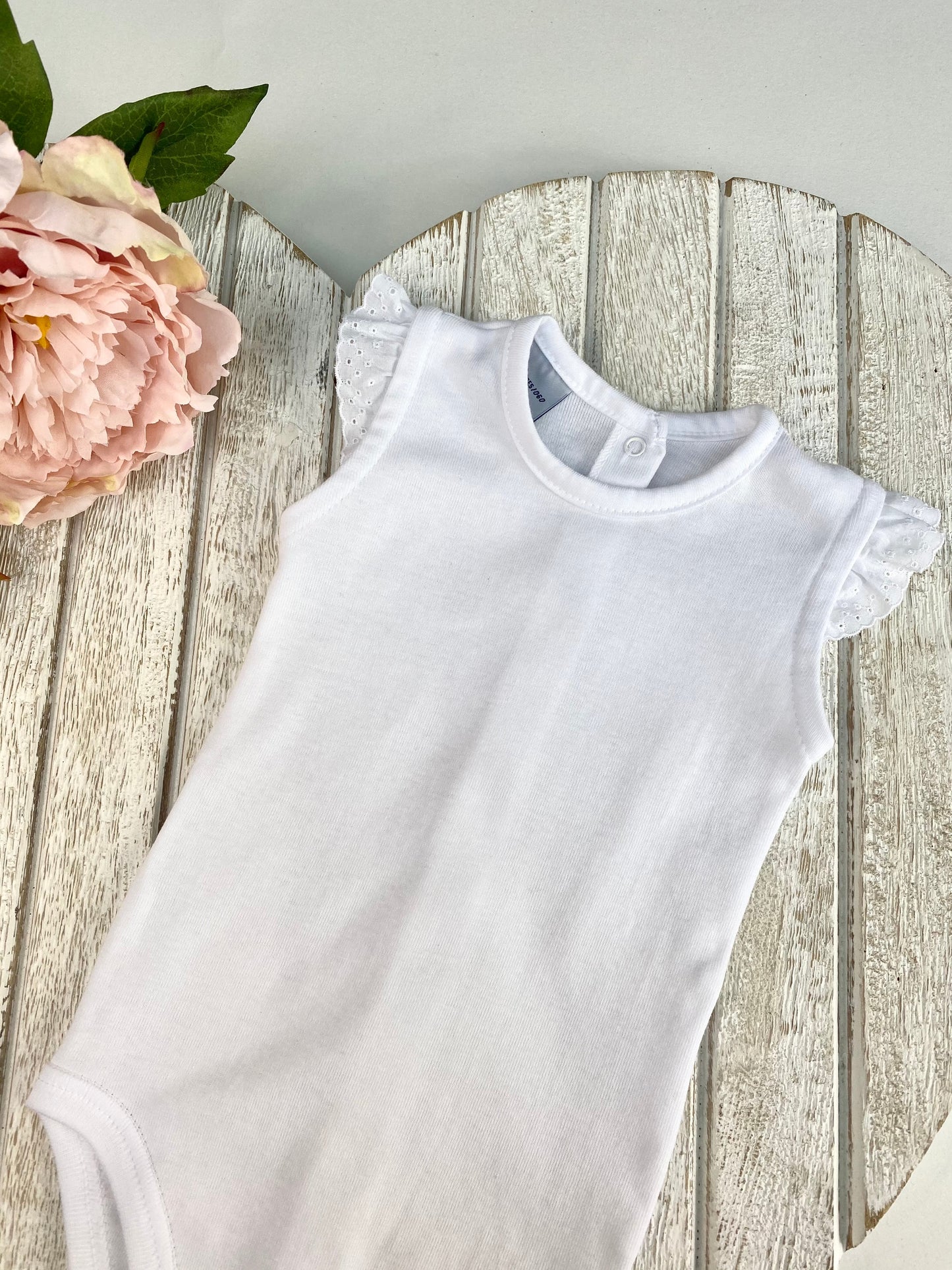 Babidu Baby Girl's Frill Sleeved Body